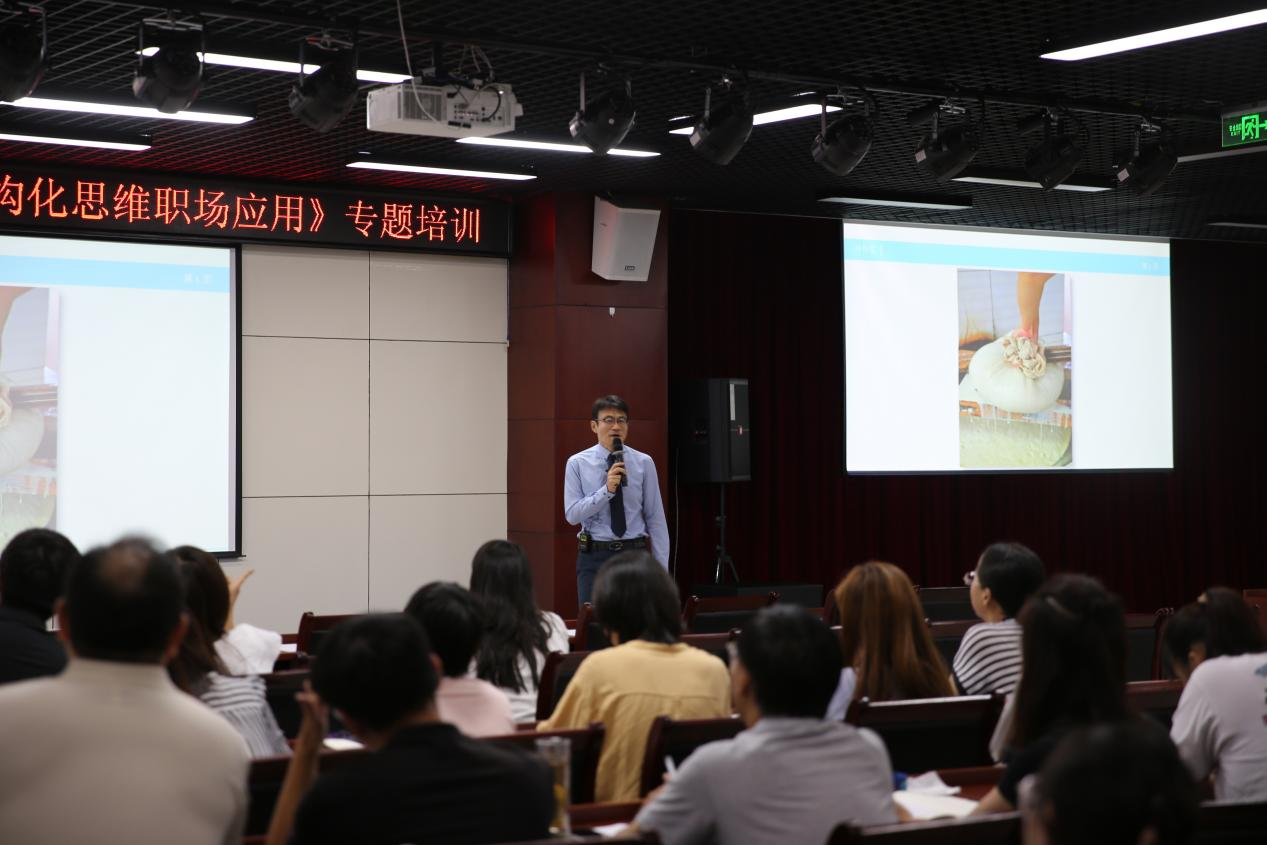 【领学课】城建系统 | 某企业开展《想清楚、说到位、写明白——结构化思维职场应用》专题培训